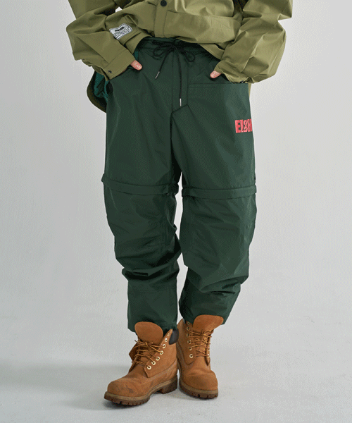 [88limited]P-4 802 WIDE PANTS(D.GREEN)